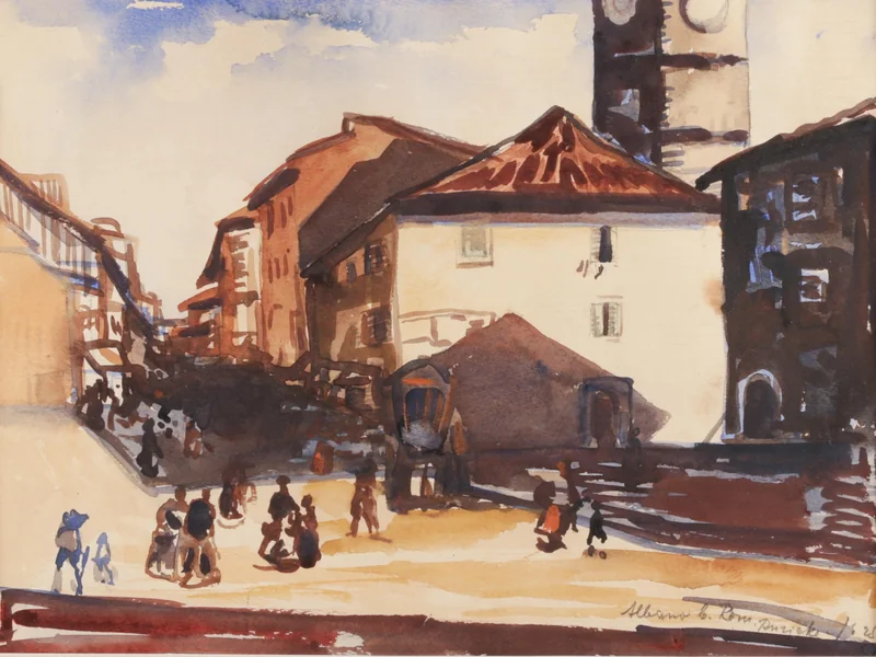 1895-Anton Ruzicka-Lautenschläger - Albano a Roma